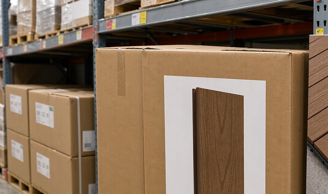 Deck tiles retail packaging display