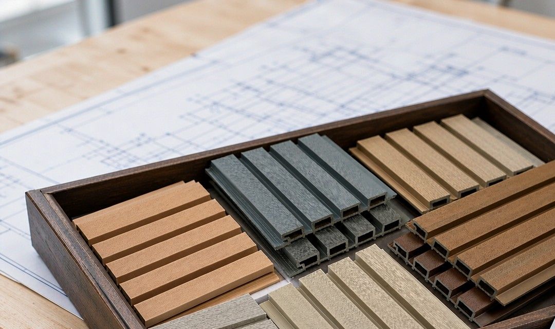 Specifier sample box with certificates and color swatches