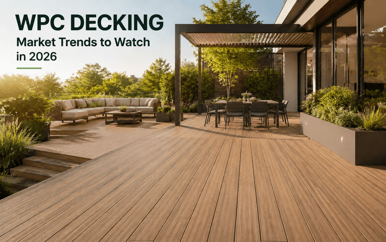 WPC decking market trends for modern outdoor living in 2026