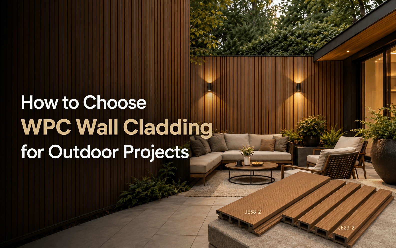How to Choose WPC Wall Cladding for Outdoor Projects